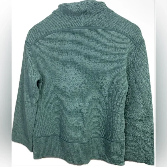 Lululemon On Repeat Mock Neck in Smoke Green Size 8 - Picture 5 of 7